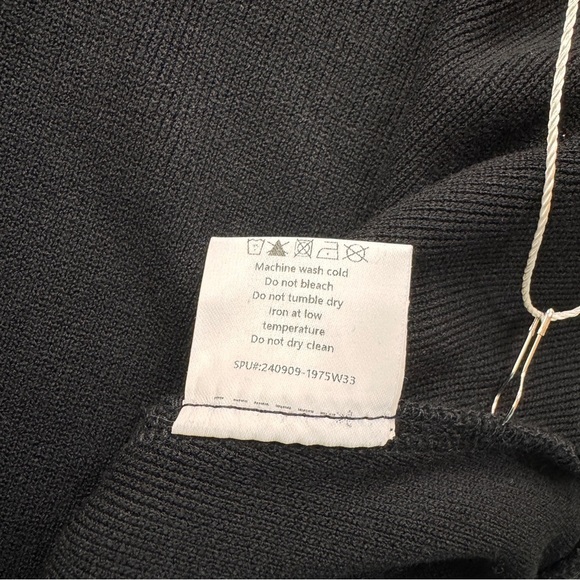 OGL Black Soft Thermal Pull On Pull On Midi Womens Size M Elastic Waist - Picture 14 of 16